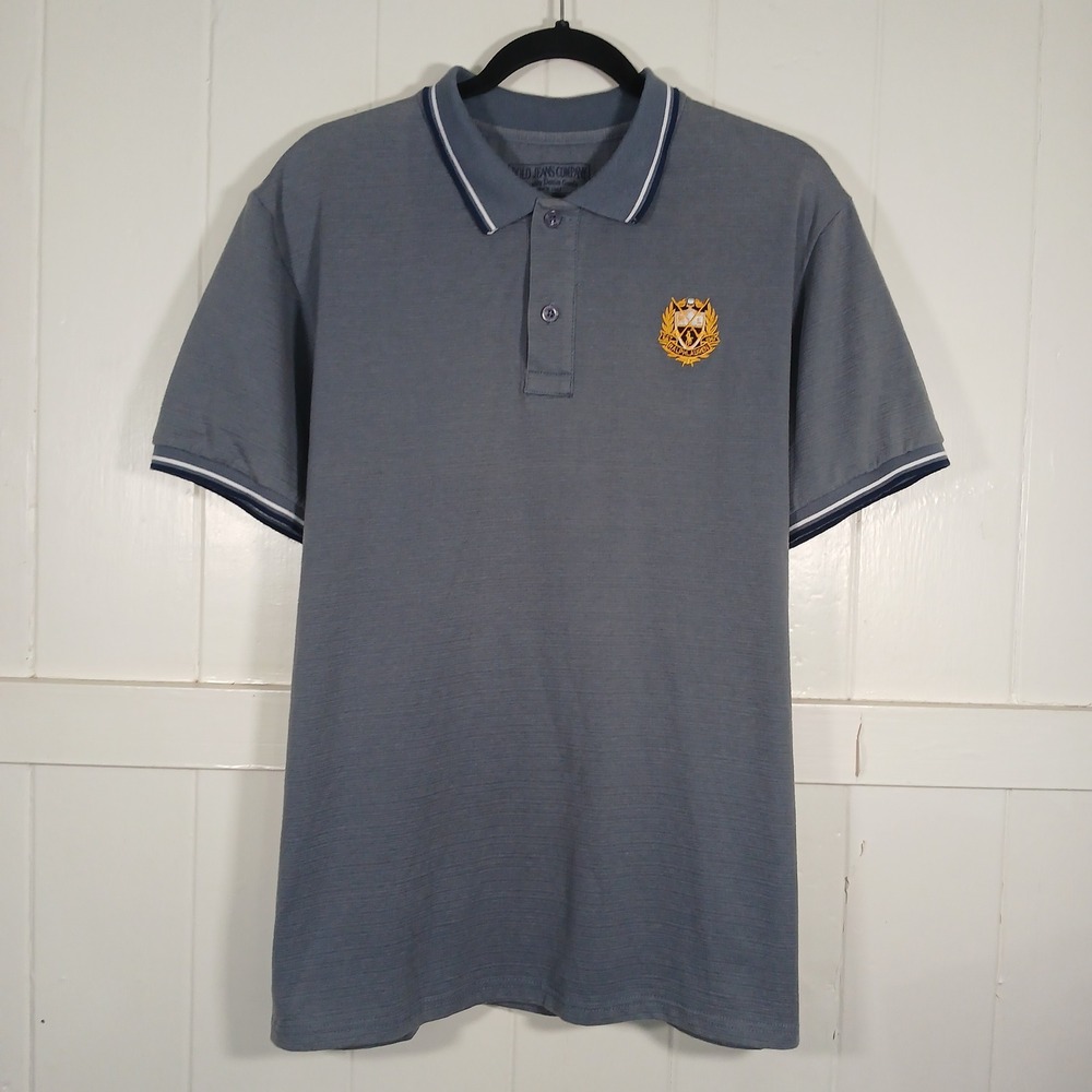 Polo Jeans Company Polo Crest Shirt Mens XL Short Sleeve‎ Ribbed Ralph Lauren